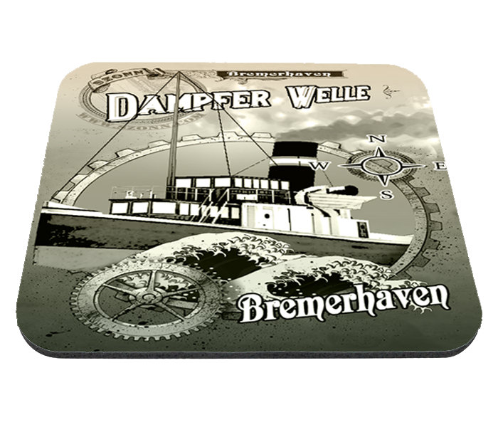 Dampfer Welle Game Mauspad